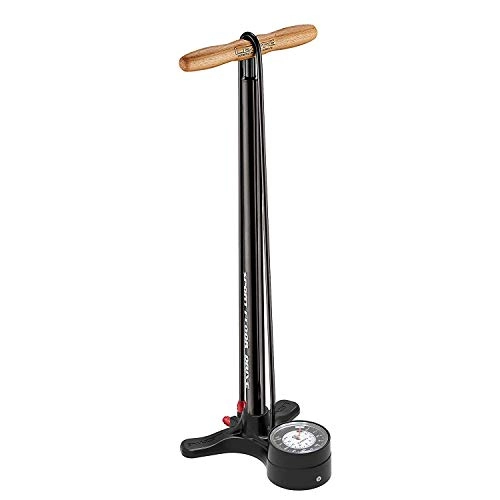 Bike Pump : LEZYNE Unisex_Adult Sport Floor Drive - Manomètre 3"5 Foot Pump, Black / Hi-Gloss, One Size