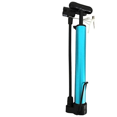Bike Pump : LHQ-HQ Outdoor Outdoor sports High Pressure Bicycle Pump, Foot Pumps Floor Pump Tire Pump Portable Tool For Inflating By, Two Sided Valve 120PSI For Mountain Bike Bicycle Electric Car, Blue