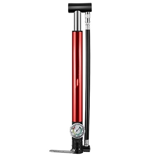 Bike Pump : LiChaoWen Portable Bicycle Tire Air Pump Portable Bicycle Pump Aluminum Alloy Tire Tube Mini Hand Pump (Color : Red, Size : ONE SIZE)