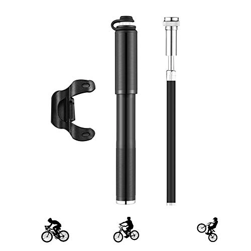 Bike Pump : LieYuSport Mini Bike Pumps Portable, Small and Light Bicycle Pump 160PSI, Bike Pump Quick & Easy To Use, Football Pump Needles Fits Presta &Schrader Valve, Bicycle Tyre Pump for Mountain MTB