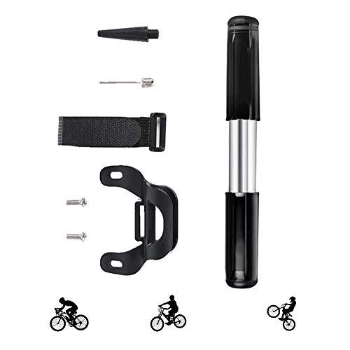 Bike Pump : LieYuSport Mini Portable Bike Pumps, Bicycle Pump Compact, Bike Pump Quick & Easy To Use, Football Pump Needles Fits Presta &Schrader Valve, 100PSI Bicycle Tyre Pump for Mountain MTB, Durable