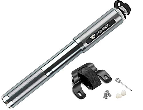 Bike Pump : Lightopia Mini Bike Pump by Fits Presta & Schrader, High Pressure 160 PSI - Reliable, Compact & Light Performance - Bicycle Tire Pump for Road, Mountain and BMX Bikes