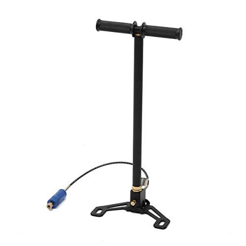 Bike Pump : Liuxiaomiao Bicycle Pump Portable Diving Oxygen Cylinder Inflator Diving Equipment Breathing Diving Oxygen Tank Inflator Fast and Labor-saving (Color : Black, Size : One size)