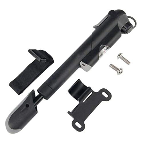 Bike Pump : LLEH Bike Pump - mini portable Handheld bike pump with pressure gauge, with bike tool kit, with mounting bracket, Up to 120 PSI