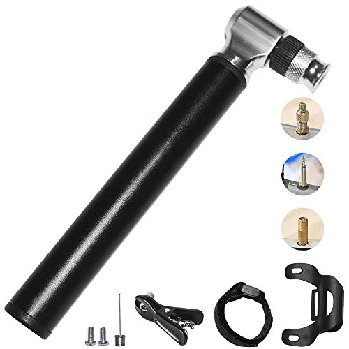 Bike Pump : mafffoliverr Mini Bike Pump, Frame Fits Presta and Schrader with 300 PSI Hand Pump, Accurate Fast Inflation, Mini Bicycle Tyre Pump for Road, Mountain Bikes, Includes Mount Kit
