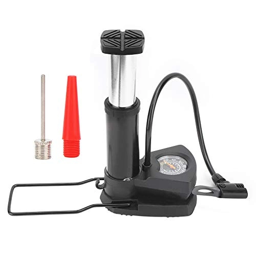 Bike Pump : MAGT Foot Pedal Air Pump, Portable High Pressure Durable Foot Pedal Inflator for Bicycle Basketball