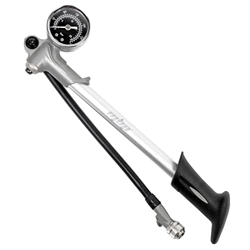 Bike Pump : MBP Bicycle High Pressure Shock Pump (300 Psi Max) Front Forks and Rear Suspension, Special Pump Head with Lever Lock
