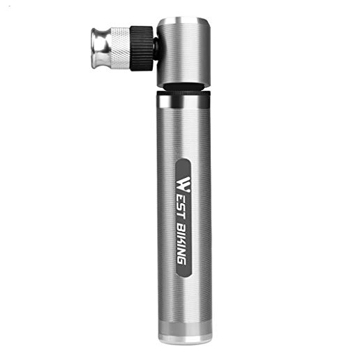 Bike Pump : MEITOUNAO Bicycle Pump Bicycle for Portable Tyres 160 PSI Air Mini Pump Cycling Bicycle Accessories Sports Accessories Men (Black, One Size)