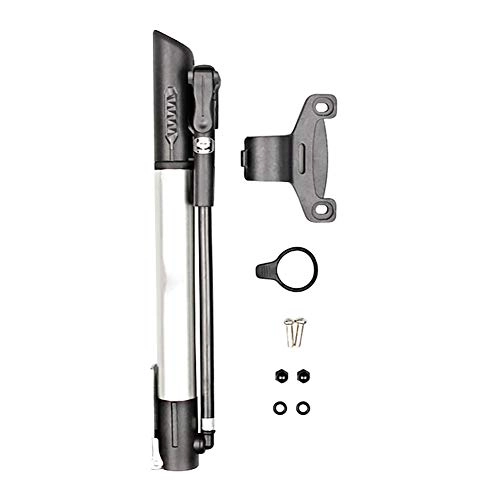 Bike Pump : Mini bicycle pump, Portable bicycle pump120 PSI high pressure manual pump with Presta and Schrader valve, precise, fast inflatable, portable, suitable for road bike mountain bike (black)