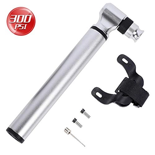 Bike Pump : Mini Bike Pump, Bicycle Pump, Bike Pump With Pressure Gauge, 300psi High Pressure Portable Mini Aluminum Alloy Compatible With Meizui Bicycle Equipment