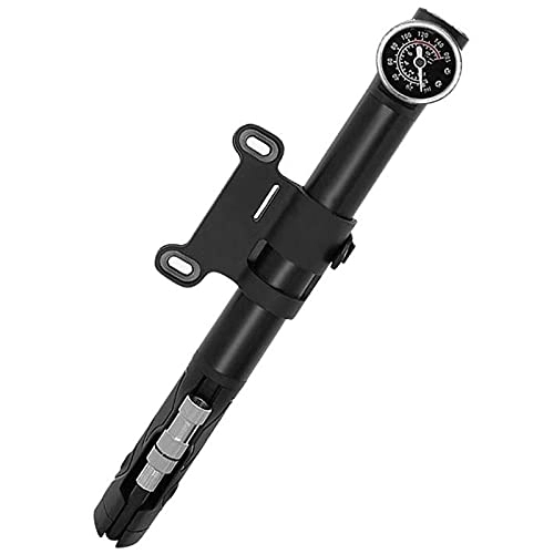 Bike Pump : Mini Bike Pump, Bicycle Pumps with Pressure Gauge, Cycling Pump for Road Bike MTB, Schrader & Presta Valve