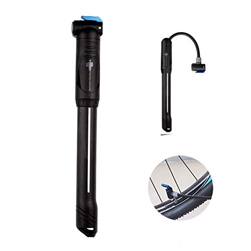 Bike Pump : Mini Bike Pump - Fits Presta & Schrader- 110 PSI - Includes Mount Kit -Compact & Light - Bicycle Tire Pump for Road, Mountain And BMX Bikes