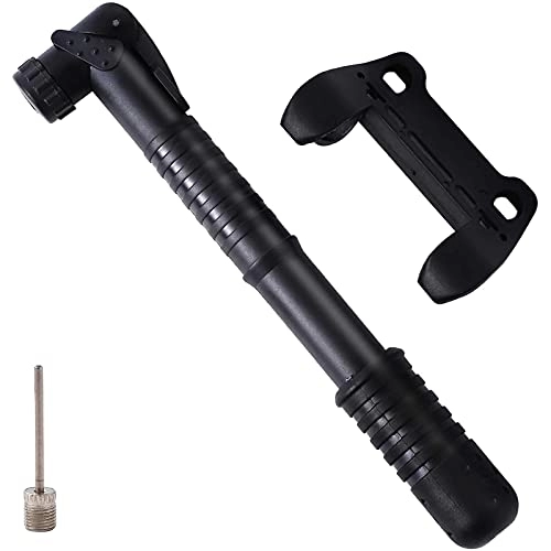 Bike Pump : Mini Bike Pump, Mini Bicycle Pump Hand Pump, Ball Pump with Needle, AV DV SV Bicycle Valve, Perfect for Football, Basketball, Road, Mountain and BMX Bikes