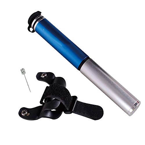 Bike Pump : Mini Portable Bike Pumps, Bike Pump Compact, Ball Pump with Multifunction Needle and Frame Mount, 110PSI Bicycle Pump for Road Mountain and BMX Fits Presta &Schrader Valve, Durable And Easy To Use