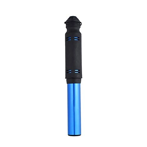 Bike Pump : MISHUAI Bicycle Pump Fast Tyre Inflation Multifuntion Mini Bike Hand Pump With Flexible Secure Presta Bike Essential Tools (Color : Blue, Size : 19.6cm)