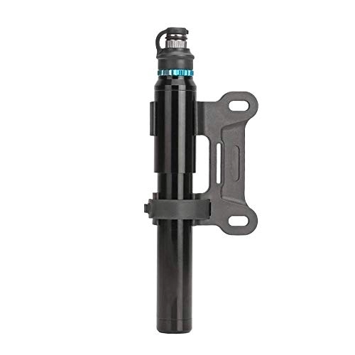 Bike Pump : MOLVUS Portable Bike Floor Pump Small Ball Inflatable Toy Inflatable Pump Can Be Carried Around Bicycle Household Aluminum Alloy Pump Lightweight Universal Bicycle Pump (Color : Black, Size : 170mm)