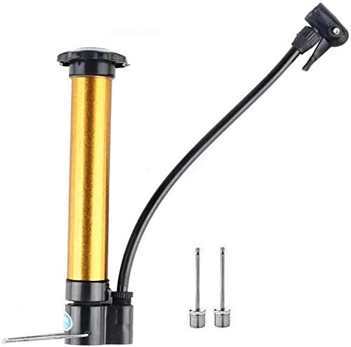Bike Pump : N\A Bicycle Floor Pump, Mini Bicycle Pump, Portable Air Pump Jet Set With Needle, For Mountain Bikes, Children'S Bikes, Basketball, Other Inflatable Balls