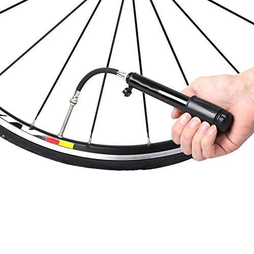 Bike Pump : N \ A Mini Bike Pump, Suitable for American / French Valves, Accurate High Pressure 160 PSI - Portable Bicycle Pump for Road, Mountain, Bike Tires - Mounting Bracket Included and Ball Needle