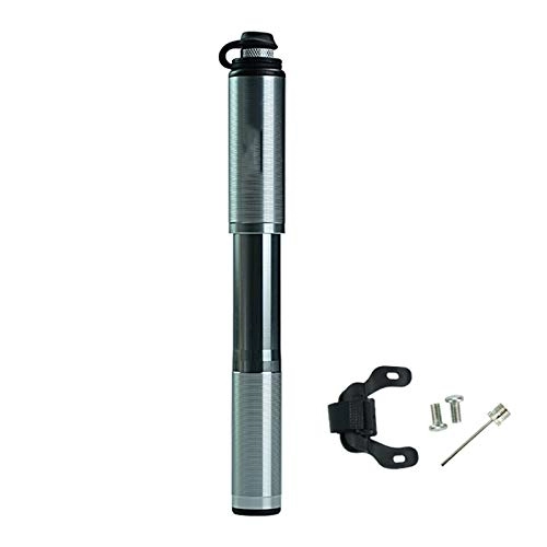 Bike Pump : N A Mini Bike Pump, Suitable for American / French Valves, Accurate High Pressure 160 PSI - Portable Bicycle Pump for Road, Mountain, Bike Tires - Mounting Bracket Included and Ball Needle