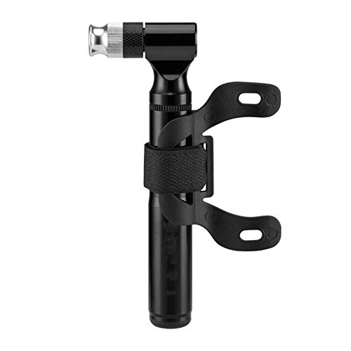Bike Pump : N \ A Portable Bicycle Pump, 130 PSI High Pressure, Fast Tire Inflation, Suitable for American / French Valves with Mounting Frame and Ball Needle Valve for Road, Mountain & Bikes