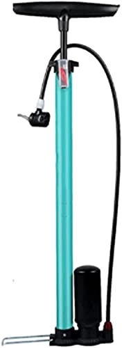 Bike Pump : NFRMJMR 150Psi Bike Pump High Pressure Foot Booster Pump Cycling Tire Inflator Valve Bicycle Accessories (Color : Black) (Color : Black) (Color : Black) (Color : Lake Blue)