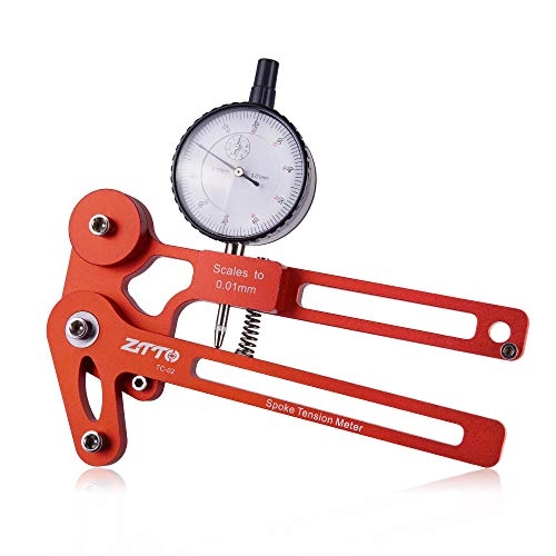 Bike Pump : Ocamo Birthday Gift Men's Gifts Bicycle Spokes Tension Meter ZTTO Bicycle Voltage Meter Electronic Precision Spoke Voltage Tester Bicycle Spoke Tensioner Mechanical Gauge Red