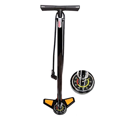 Bike Pump : OhLt-j Bike Tool Bike Pump, High Pressure Hand Pump Max 160PSI - Portable, Compact, Durable and Quick & Easy to Use for Road, Mountain and BMX Bikes, Black