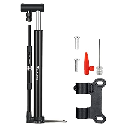 Bike Pump : Perfeclan High Pressure Hand Pump Kit Compatible with Universal Presta and Valve for Cycling