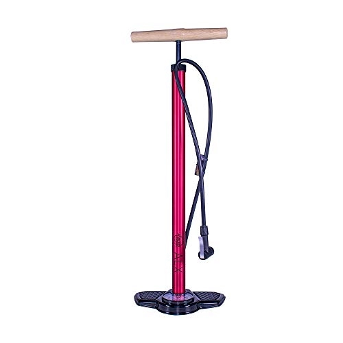 Bike Pump : Planet Bike ALX Bike Floor Pump with Gauge and Presta Schrader Valve Head, Pumps Up to 160 psi, Inflates Bicycle Tires, Sports Equipment, and Inflatables, Red