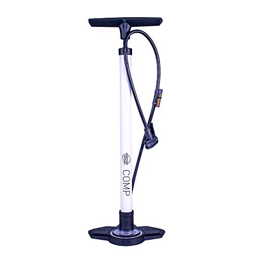 Bike Pump : Planet Bike Comp Bike Floor Pump with Gauge and Presta Schrader Valve Head, Pumps Up to 160 psi, Inflates Bicycle Tires, Sports Equipment, and Inflatables