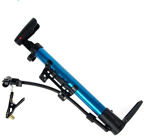 Bike Pump : Plztou Aluminum alloy mini bicycle pump, hand pump, portable high pressure inflator, aluminum alloy bicycle mountain bike mini pump (Color : C1)
