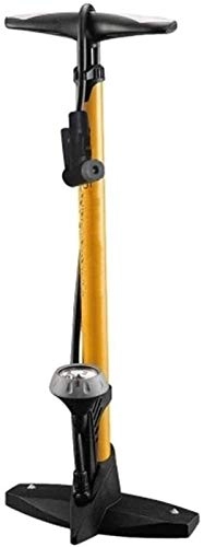 Bike Pump : Plztou Bicycle Foor Pump Floor Pump High Pressure of Bike Suitable for Bicycles (Color : Yellow, Size : One size) (Color : Yellow, Size : One size)