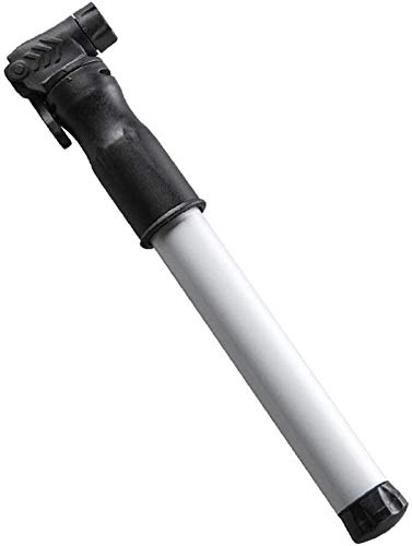 Bike Pump : Plztou Bicycle Pump Portable Bicycle Floor Pump Easy To Operate Mini Bicycle Manual Air Pump Bicycle Tire Air Pump For Schrader & Presta Valve Suitable for Bicycles (Color : White, Size : 21.5cm)