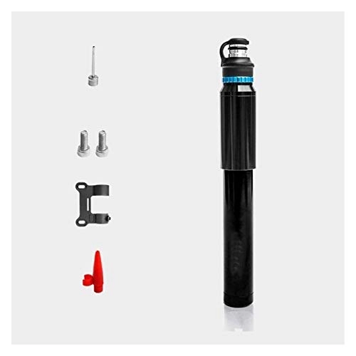 Bike Pump : Plztou Mini bicycle pump hand pump high pressure pump small portable basketball bicycle battery car household inflation tube universal mouth (Color : C2)