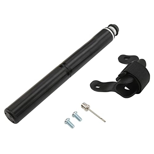 Bike Pump : Portable Bike Pump - 160PSI High Pressure, Telescopic Design, Presta and American Valve Compatible, Lightweight and Durable, Ideal for Road and Mountain Bikes(Black)
