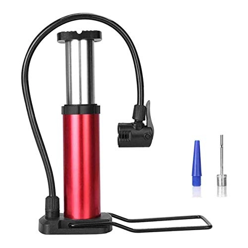 Bike Pump : Portable Foot Activated Bicycle Pump, Universal Presta and Schrader Valve with High Pressure up to 120PSI, Bike Tire Pump for Basketballs, Footballs and Mountain Bike