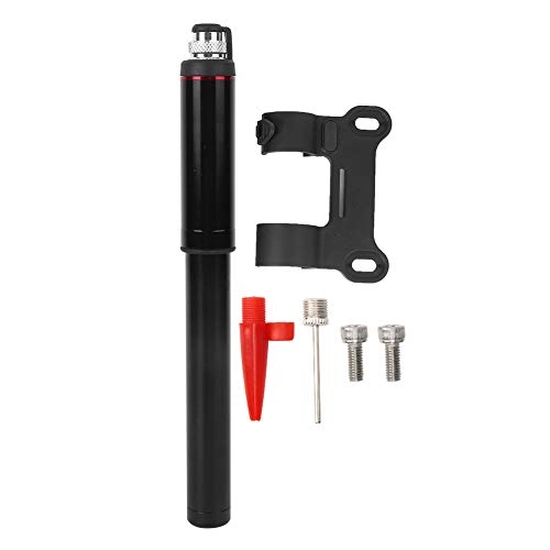 Bike Pump : Portable High Pressure Inflator, Aluminum Alloy Tube Body Practical Cycling Equipment Suitable for Ensuring Stable Tire Pressure