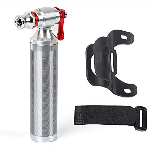 Bike Pump : POWERAXIS CO2 Inflator Head Quick, Easy and Safe - Compatible with Presta & Schrader Valve Bicycle Tire CO2 Inflator For Mountain Bikes, Fit for 12g 16g 20g 25g Cartridges - No CO2 Cartridges Included