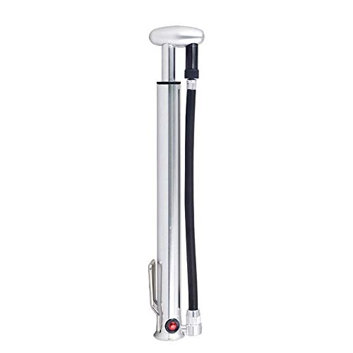 Bike Pump : Qiutianchen Bicycle Foor Pump Bike Pump Includes Mount Kit Mini Air Tire Pump Suitable To Mountain Other Road Suitable for Bicycles (Color : Silver, Size : 18.3cm)