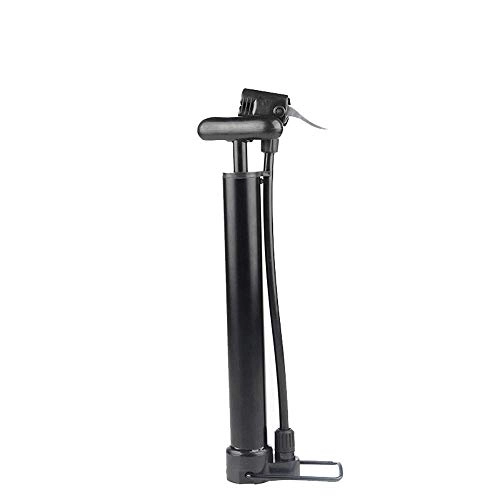 Bike Pump : Qiutianchen Bicycle Foor Pump Mini Includes Mount Kit Bicycle Tire Pump For Mountain And Bikes 120 PSI High Pressure Capacity Suitable for Bicycles (Color : Black, Size : 31cm)