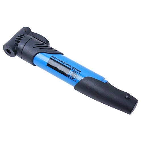 Bike Pump : Qiutianchen Bicycle Foor PumpPortable Mini Plastic Bicycle Air PumpBicycle Pump (Color : Blue, Size : One Size)