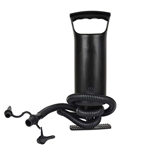 Bike Pump : Qiutianchen Bicycle Pump Manual Air Pump Air Bed Camping Inflatable Beach Toys For A Variety Of Products Suitable for Bicycles (Color : Black)