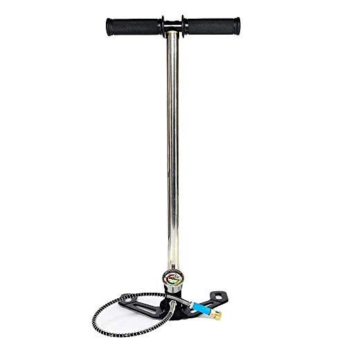 Bike Pump : Qiutianchen Bike Pump Lightweight Long Soft Tube Bike Pump High Pressure Bicycle Mini Pump With Gauge Simple Switch From, Tyre Pump Suitable For Mountain, BMX Bike, Balls And Inflatable Toys Versatility