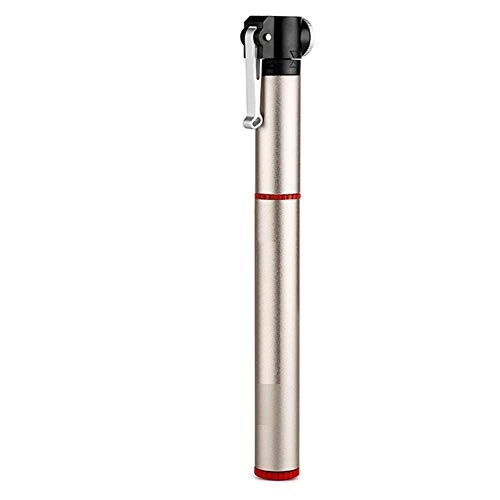 Bike Pump : QQJL Bicycle Mini Pump, Ultralight Pump Mini Schrader Valve and Presta Valve Aluminum Alloy Material Convenient Mounting Bracket Suitable for Electric Bicycle Ball