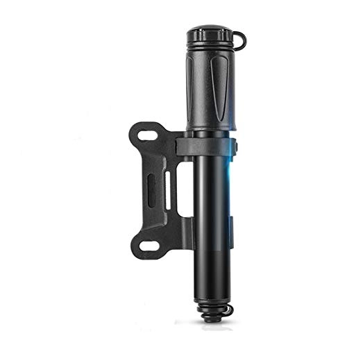 Bike Pump : QQJL Mini High Pressure Portable Pump, Bicycle Basketball Inflatable Tube Schrader Valve and Presta Valve Aluminum Alloy Material Bicycle Accessories