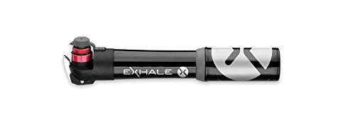 Bike Pump : Raleigh Unisex's RMJ915 Exhale MTB 2.0 Twin Valve SV / PV Bike Hand Pump-Black / White / Red, 18 cm