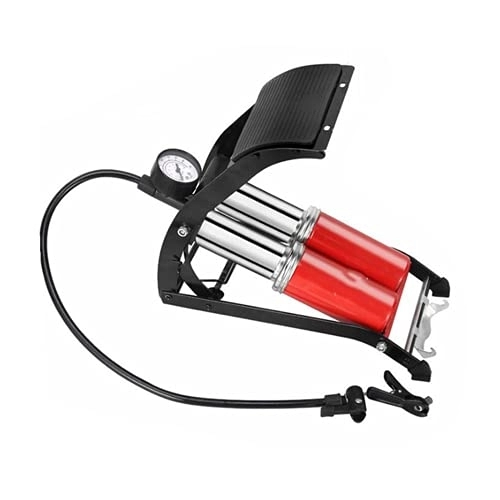 Bike Pump : Road Bike Pump Cycle Pumps For Bikes Bicycle Foot Pump Bikes Pumps Bycicles Pumps Bike Pumps For All Bikes red, double tube normal version