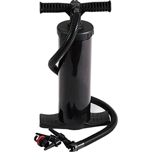 Bike Pump : Ruluti Portable Bike Floor Pump Automatically Reversible Mini Bicycle Air Pump with Multifunction Ball Needle - 40cm