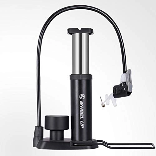 Bike Pump : SHJMANPA Portable Hand Pump with Frame, Bike Pump, Accurate Fast Inflation, Bicycle Tyre Pump for Road, Mountain Bikes Convenience, Black