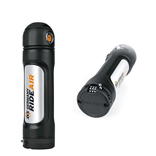 Bike Pump : SKS Unisex - Adult Rideair Lock Bicycle Pump, Black, 1 Size